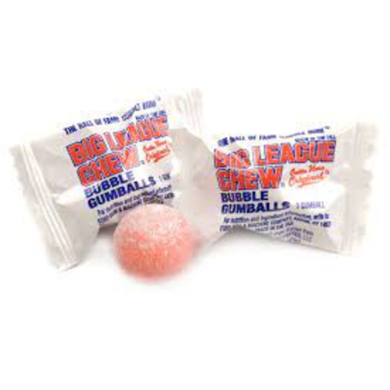 Big League Chew Bubble Gumballs with Tattoo & Sticker Sheet