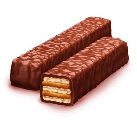 Two delectable milk chocolate reese's peanut butter waffer sticks in bulk