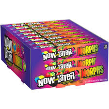 24 count Now and Later Morphs Candy Flavored Pack pink display box
