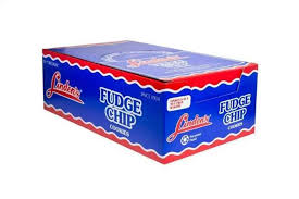 Lance Fudge Chip Cookies Box with Classic Red and Blue Packaging Design 18 count