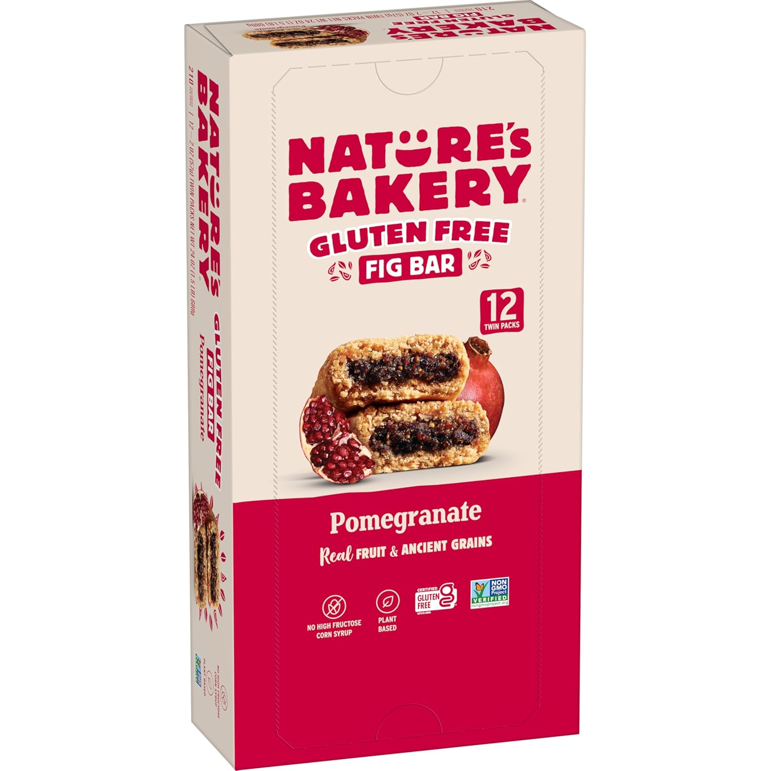 Nature's Bakery Gluten Free Fig Bars Pomegranate 2oz 12 ct | Long ...