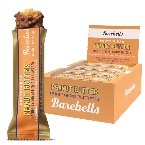 Barebells Protein Bar PEANUT BUTTER 1.94 oz 12 ct – Long Island Candy ...