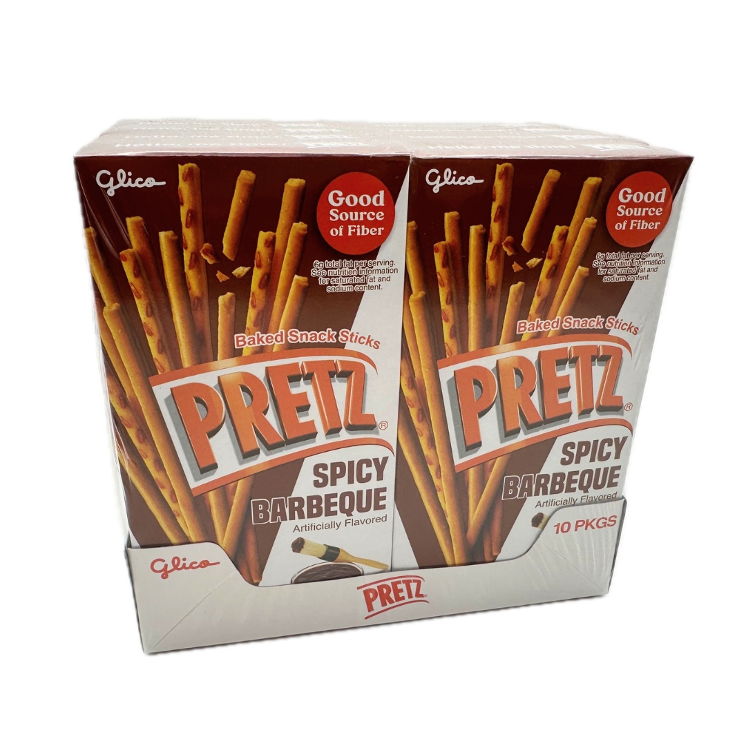 Glico Pocky Pretz Spicy BBQ Snack Sticks 1.09 oz 10ct