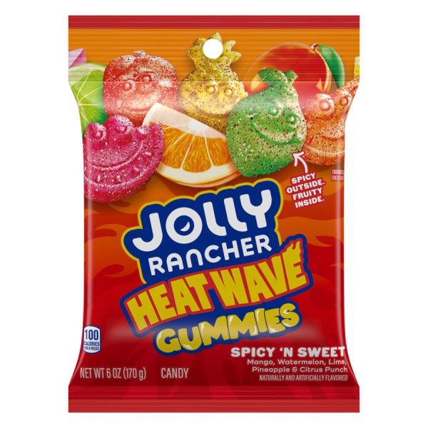 Long Jolly Ranger JOLLY RANCHER Gummies Peg Heat Wave Spicy ‘n Sweet 6oz 12ct – Long ...