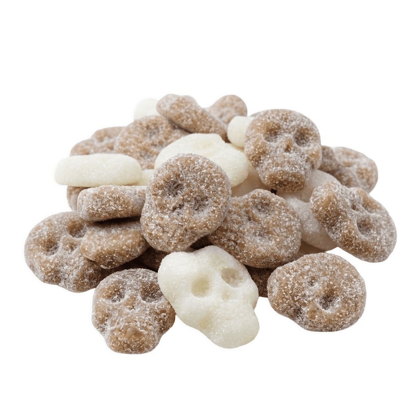 Frisia Swedish Sour Cola Skulls Brown & White 4.4 lb