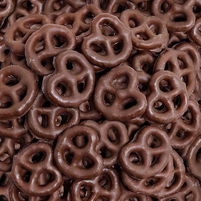 Dark Chocolate Covered Mini Pretzels 5lb