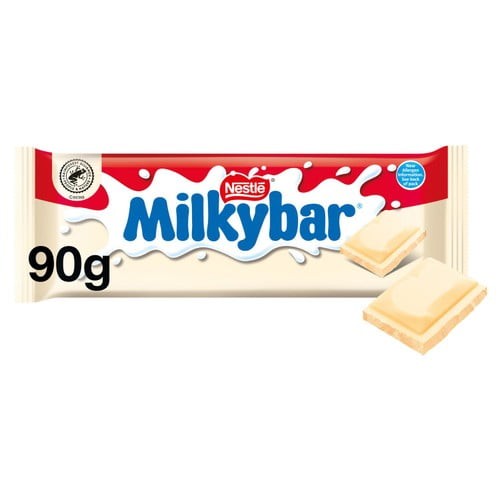 Milkybar UK Import White Chocolate Share Block Bars 3.1oz 20ct