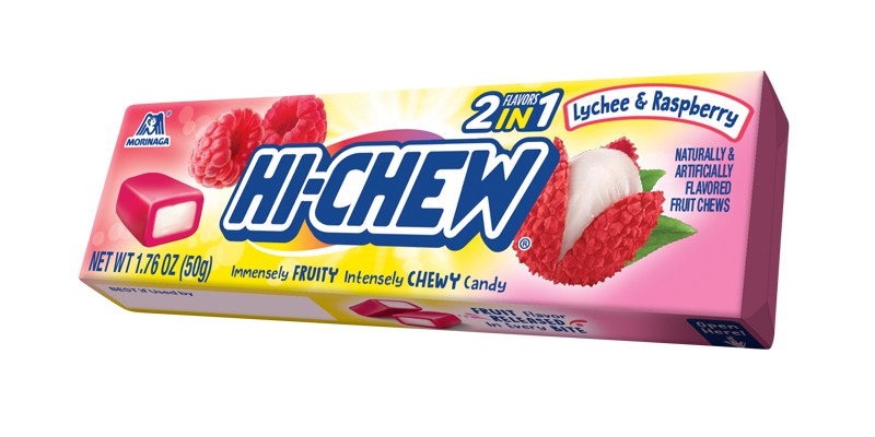 Hi-Chew Chewy Candy Lychee Raspberry 1.76oz 15ct Tray