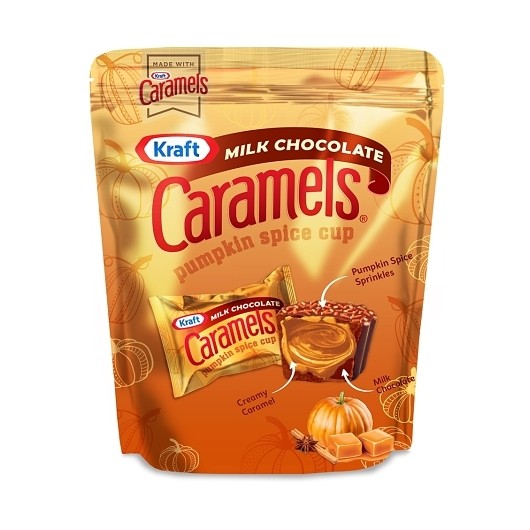 Kraft Caramels Pumpkin Spice Caramel Cups 4.2oz 6 Pack