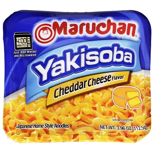 Maruchan Yakisoba Ramen Noodles Cheddar Cheese 3.96oz 8 Pack