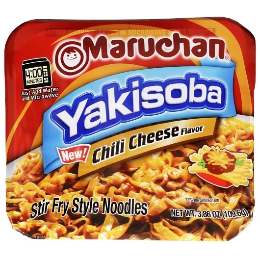 Maruchan Yakisoba Ramen Noodles Chili Cheese 3.86 oz 8ct